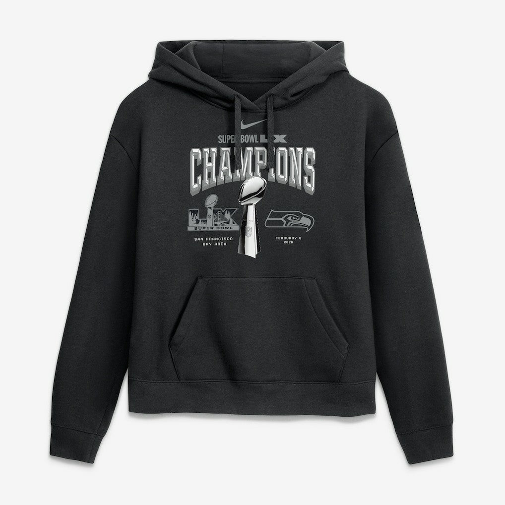 Seattle Seahawks Nike Women's Super Bowl LX Champions Locker Room Trophy Collection Hoodie