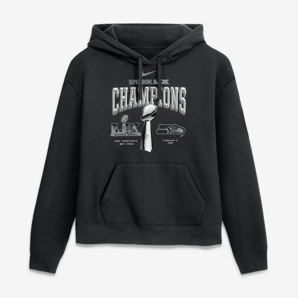 Seattle Seahawks Nike Women's Super Bowl LX Champions Locker Room Trophy Collection Hoodie