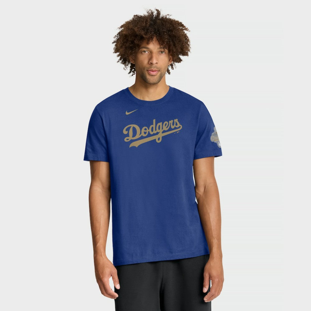 Los Angeles Dodgers Nike 2026 Gold Collection Wordmark T-Shirt | MLB Discount