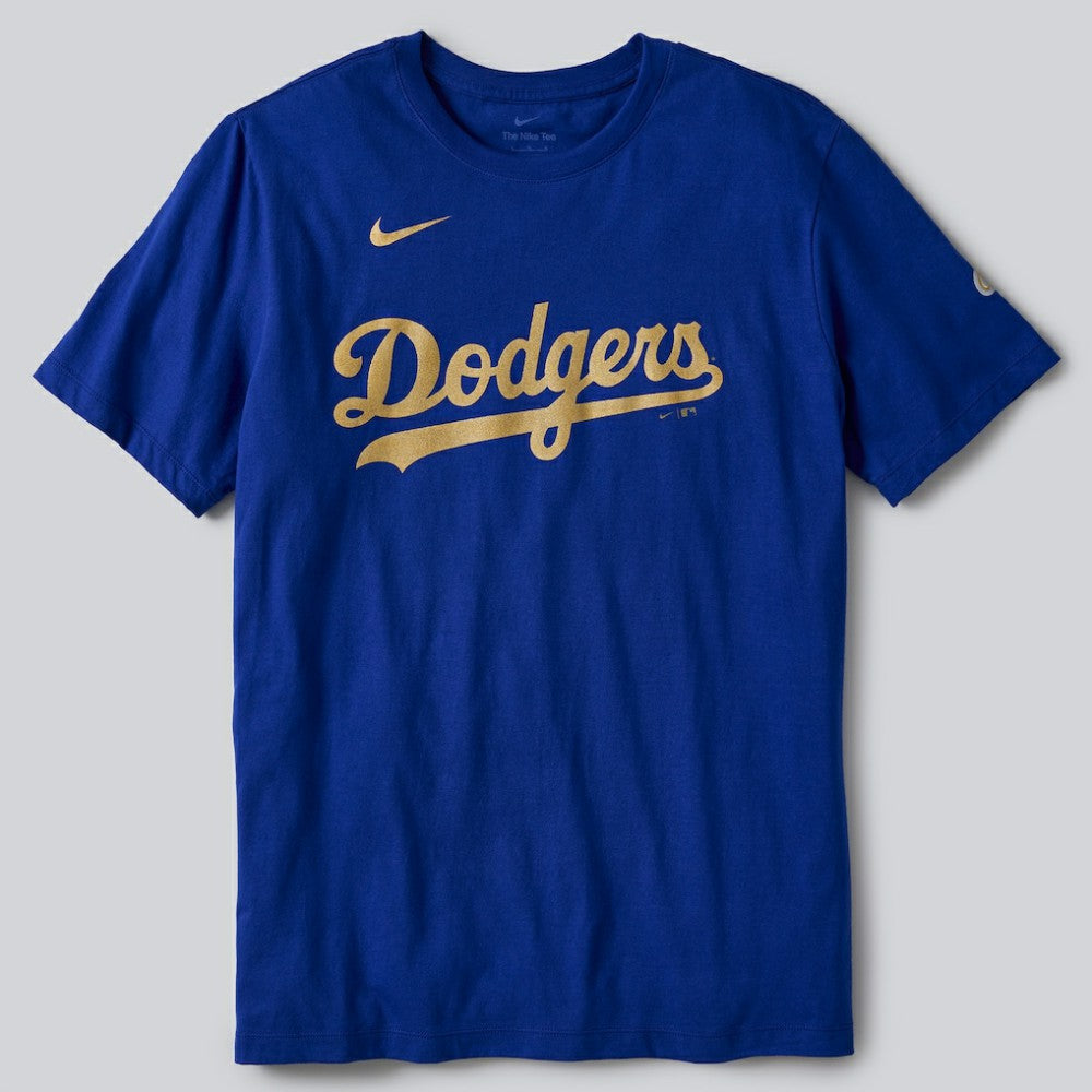 Los Angeles Dodgers Nike 2026 Gold Collection Wordmark T-Shirt | MLB Discount
