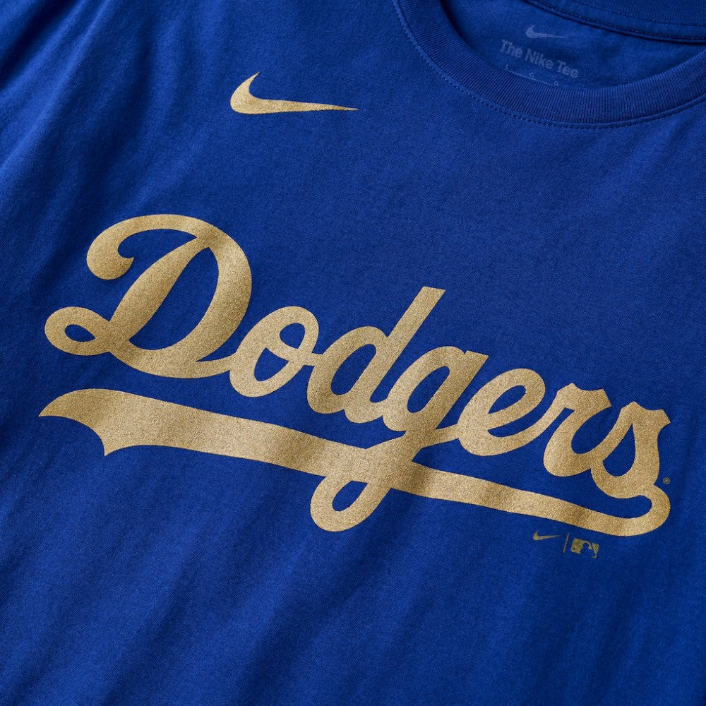 Los Angeles Dodgers Nike 2026 Gold Collection Wordmark T-Shirt | MLB Discount