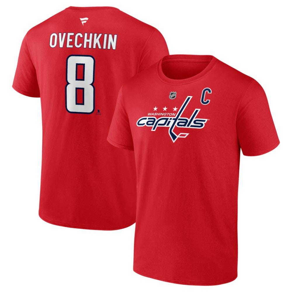 Alexander Ovechkin Washington Capitals Fanatics Authentic Stack Name & Number T-Shirt Discount