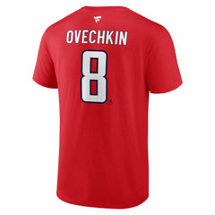 Alexander Ovechkin Washington Capitals Fanatics Authentic Stack Name & Number T-Shirt Discount