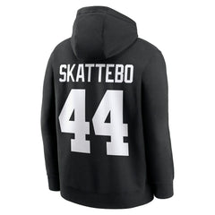 New York Giants Nike Cam Skattebo  Player Name & Number Fleece Hoodie