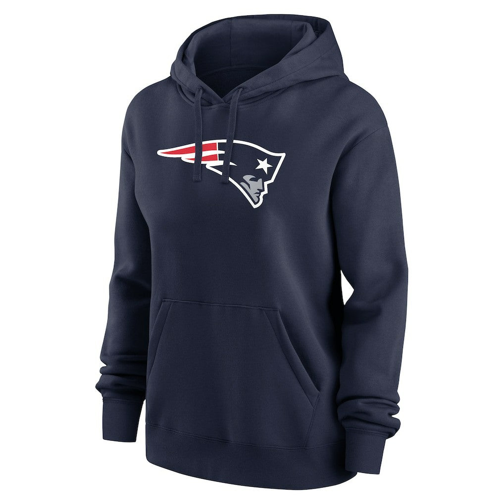 New England Patriots Nike Drake Maye  Women's Player Name & Number Fleece Hoodie