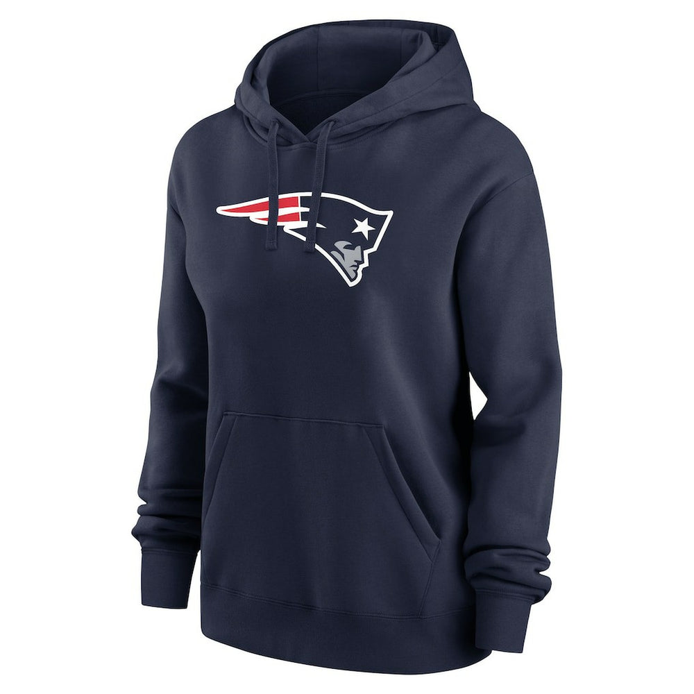 New England Patriots Nike Drake Maye  Women's Player Name & Number Fleece Hoodie