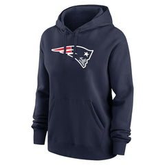 New England Patriots Nike Drake Maye  Women's Player Name & Number Fleece Hoodie