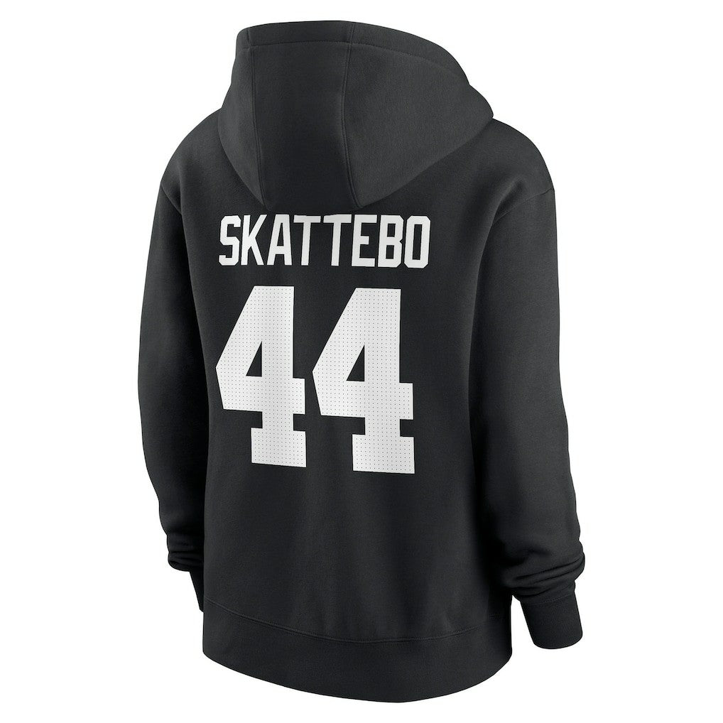 New York Giants Nike Cam Skattebo  Women's Player Name & Number Fleece Hoodie