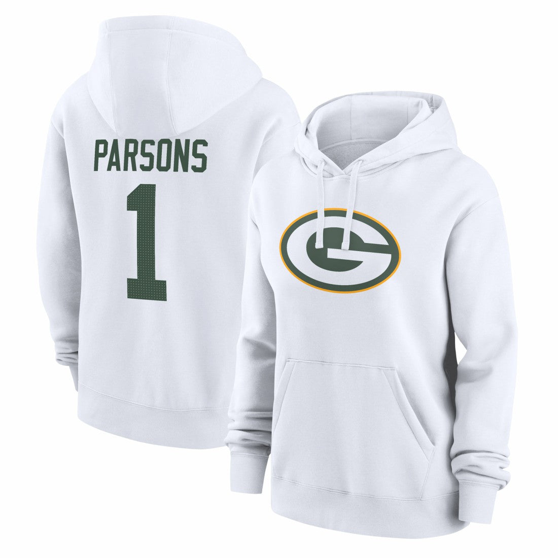 Green Bay Packers Nike Micah Parsons  Women's Player Name & Number Fleece Hoodie