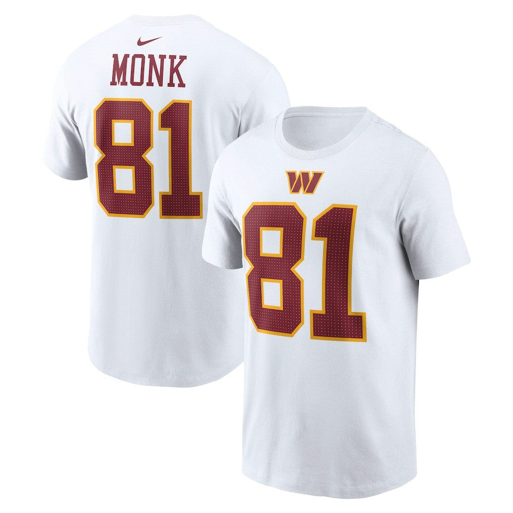 Washington Commanders Nike Art Monk  Retired Player Name & Number T-Shirt