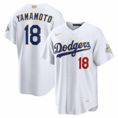 Yoshinobu Yamamoto Los Angeles Dodgers Nike 2026 Gold Collection Stadium Jersey | MLB Near me