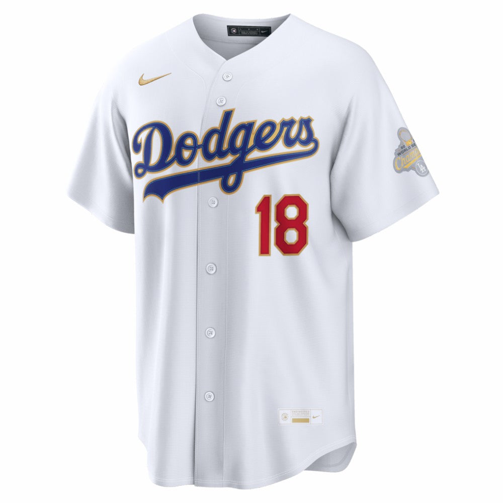 Yoshinobu Yamamoto Los Angeles Dodgers Nike 2026 Gold Collection Stadium Jersey | MLB Near me
