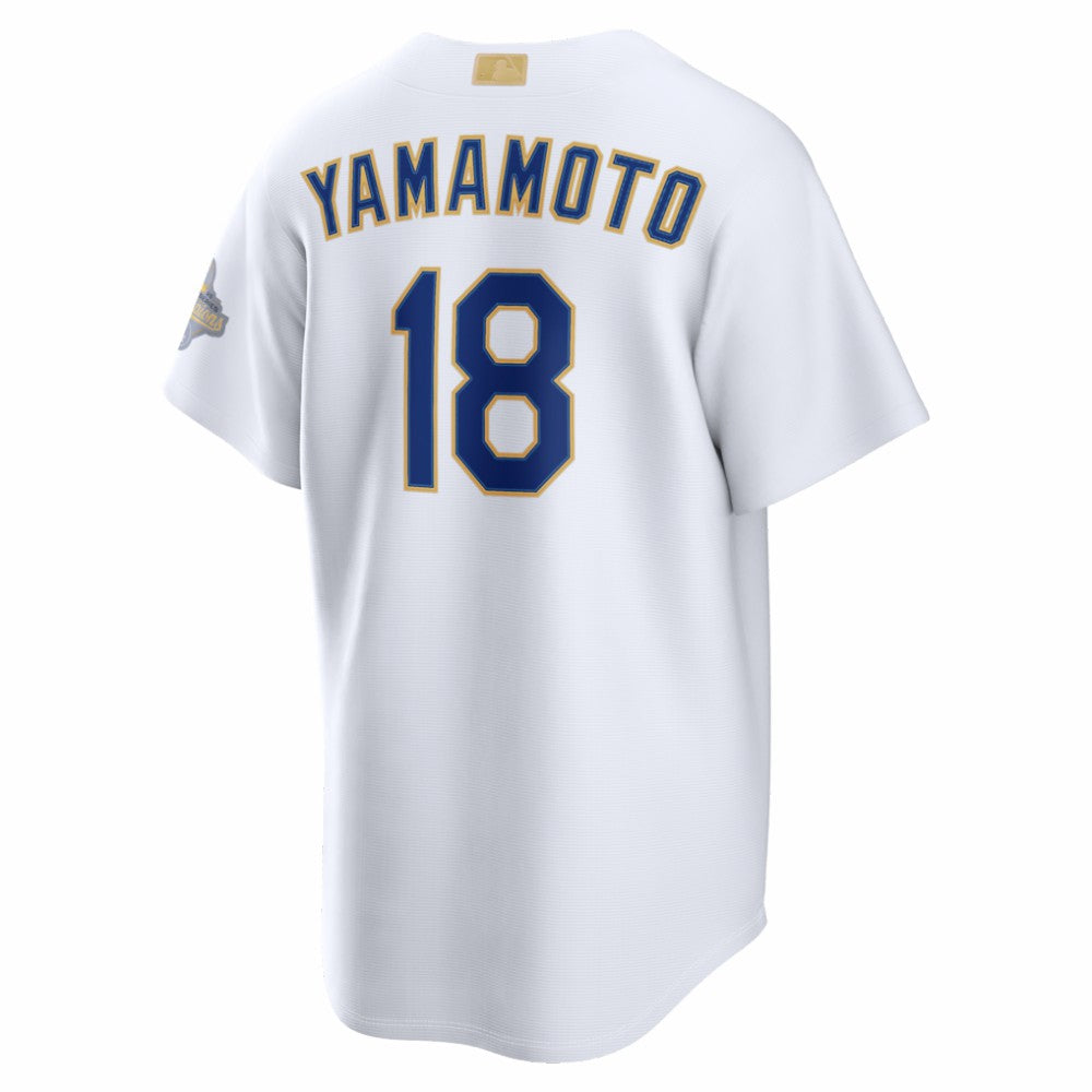 Yoshinobu Yamamoto Los Angeles Dodgers Nike 2026 Gold Collection Stadium Jersey | MLB Near me