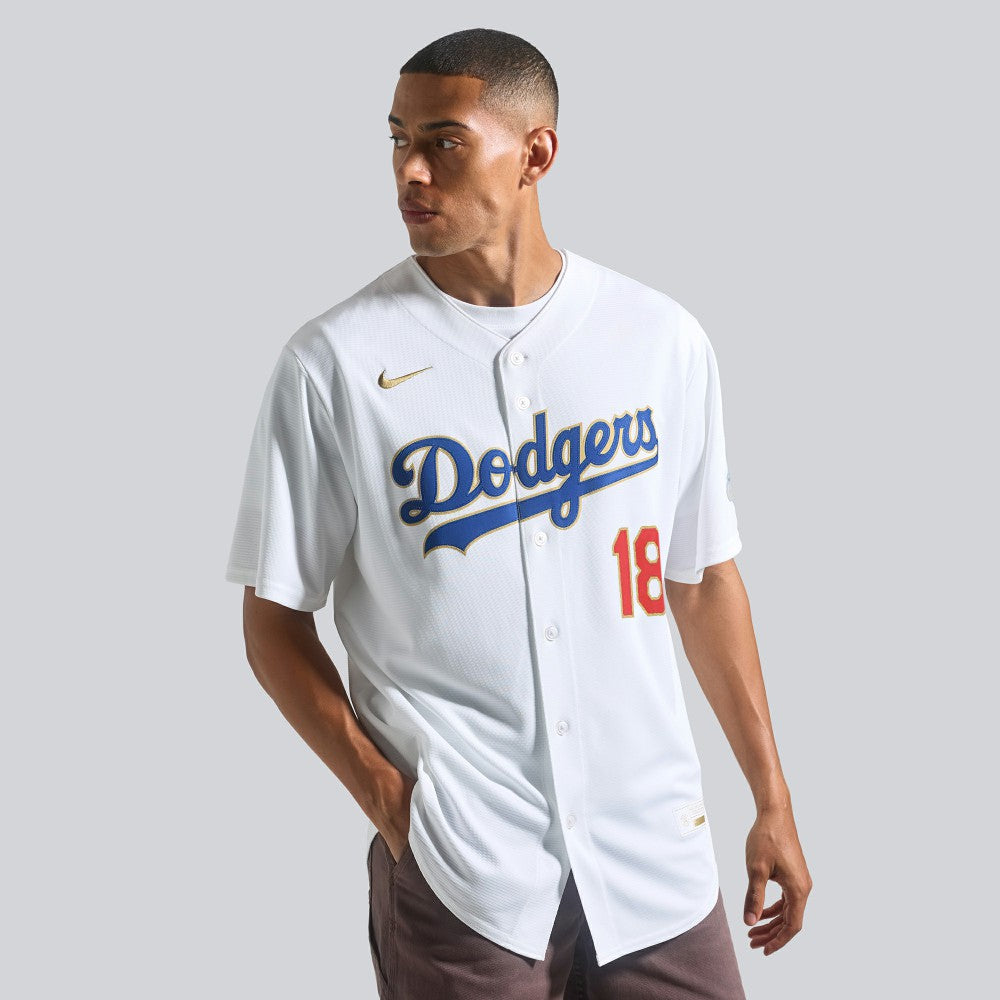 Yoshinobu Yamamoto Los Angeles Dodgers Nike 2026 Gold Collection Stadium Jersey | MLB Near me