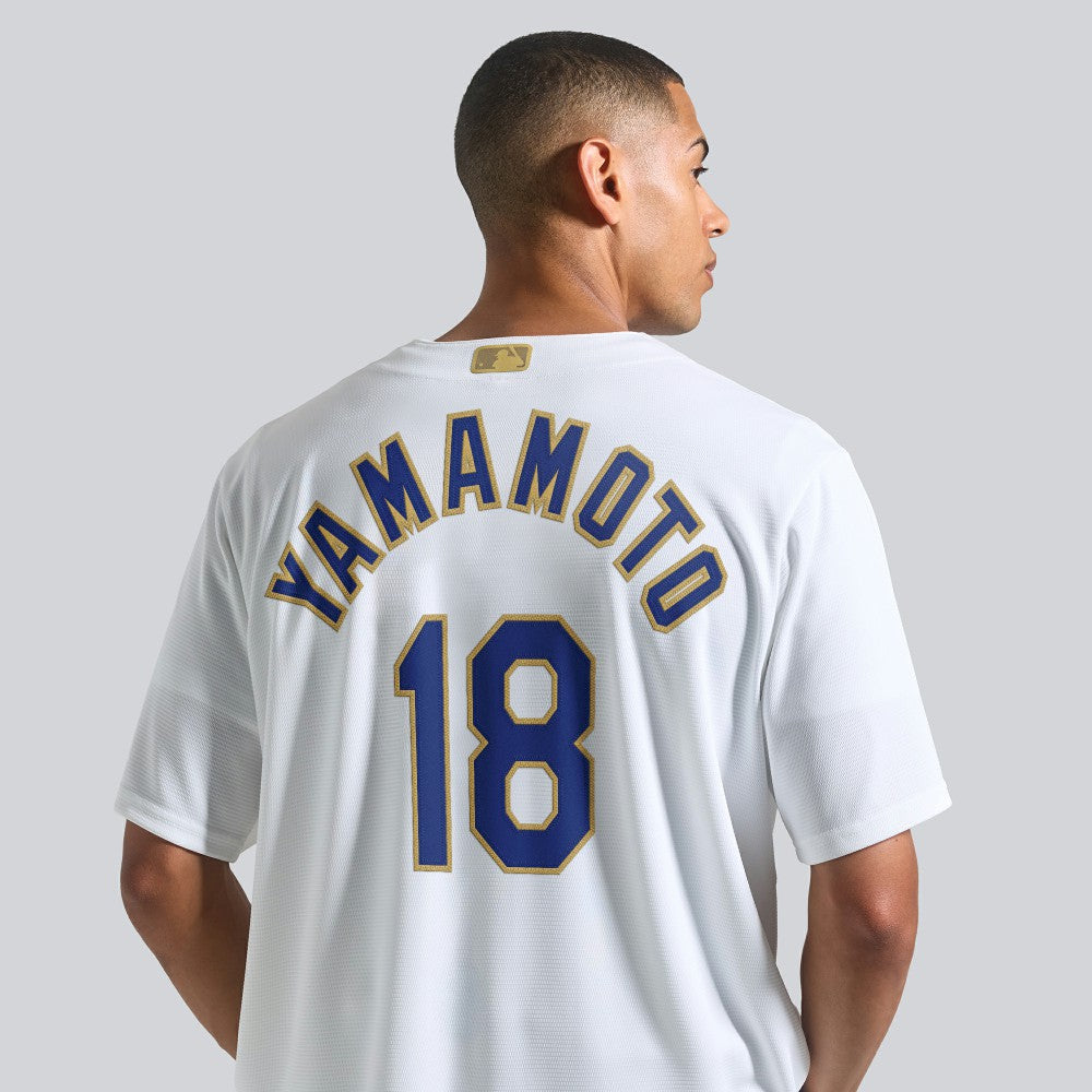 Yoshinobu Yamamoto Los Angeles Dodgers Nike 2026 Gold Collection Stadium Jersey | MLB Near me