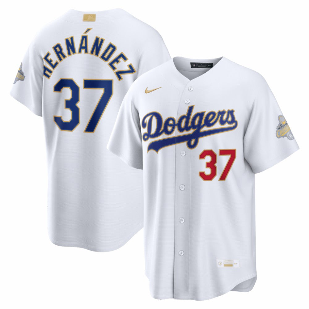 Teoscar Hernández Los Angeles Dodgers Nike 2026 Gold Collection Stadium Jersey | MLB Outlet