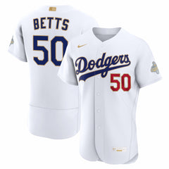 Mookie Betts Los Angeles Dodgers Nike 2026 Gold Collection Authentic Jersey | MLB Online