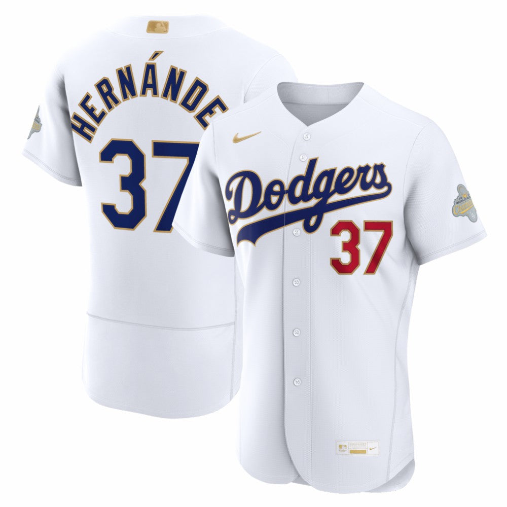 Teoscar Hernández Los Angeles Dodgers Nike 2026 Gold Collection Authentic Jersey | MLB Sale