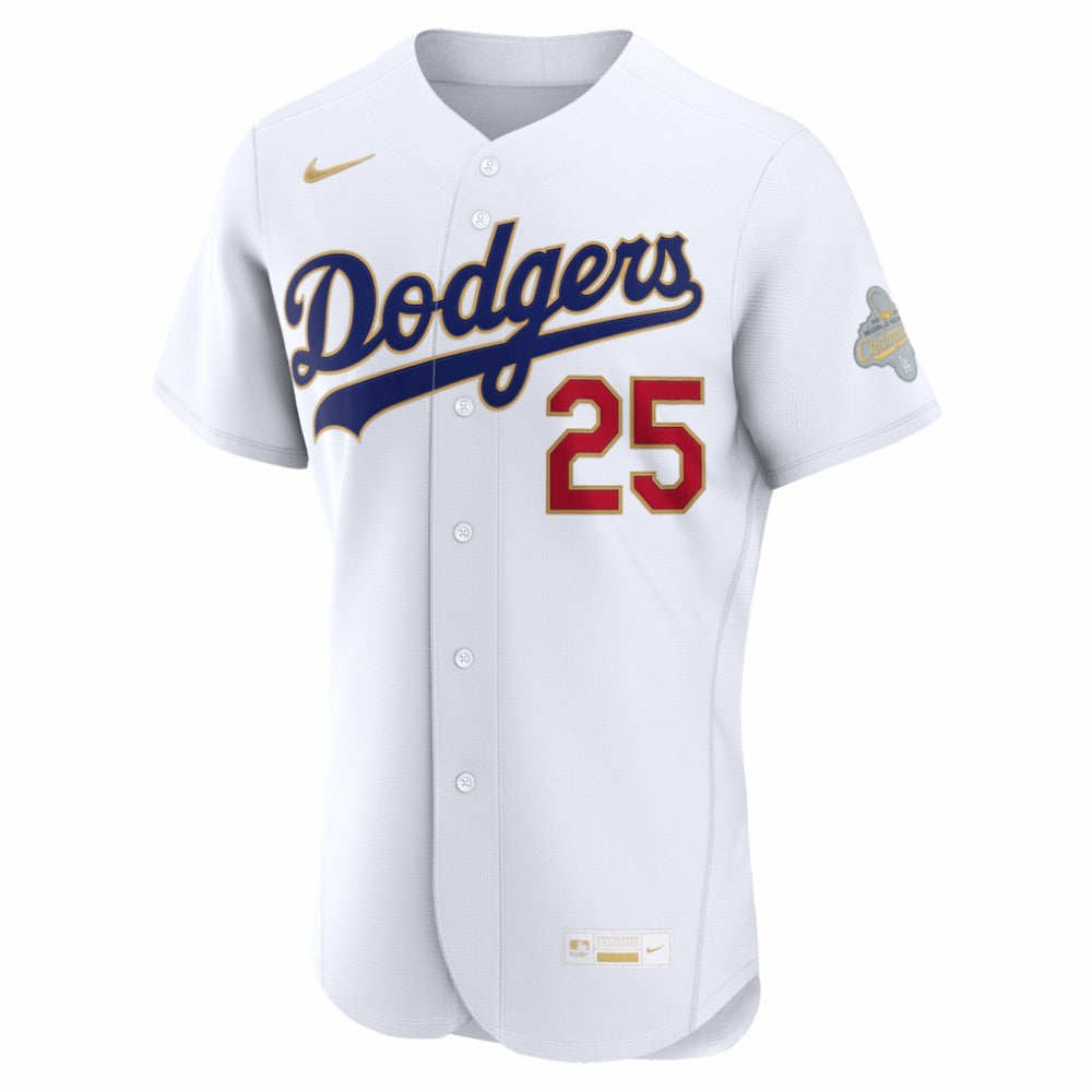 Tommy Edman Los Angeles Dodgers Nike 2026 Gold Collection Authentic Jersey | MLB On Sale