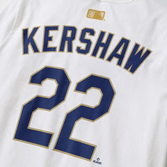 Clayton Kershaw Los Angeles Dodgers Nike 2026 Gold Collection Player Name & Number T-Shirt | MLB On Sale