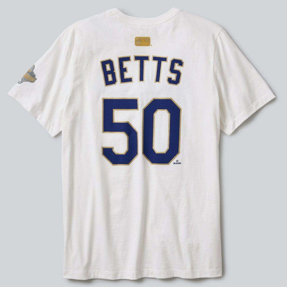 Mookie Betts Los Angeles Dodgers Nike 2026 Gold Collection Name & Number T-Shirt | MLB Near me