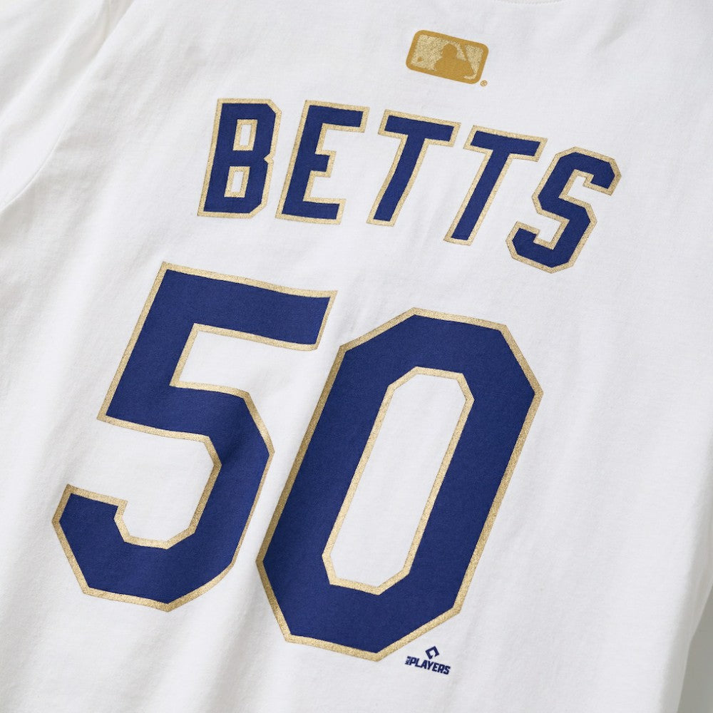 Mookie Betts Los Angeles Dodgers Nike 2026 Gold Collection Name & Number T-Shirt | MLB Near me