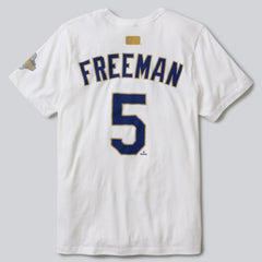 Freddie Freeman Los Angeles Dodgers Nike 2026 Gold Collection Name & Number T-Shirt | MLB Outlet