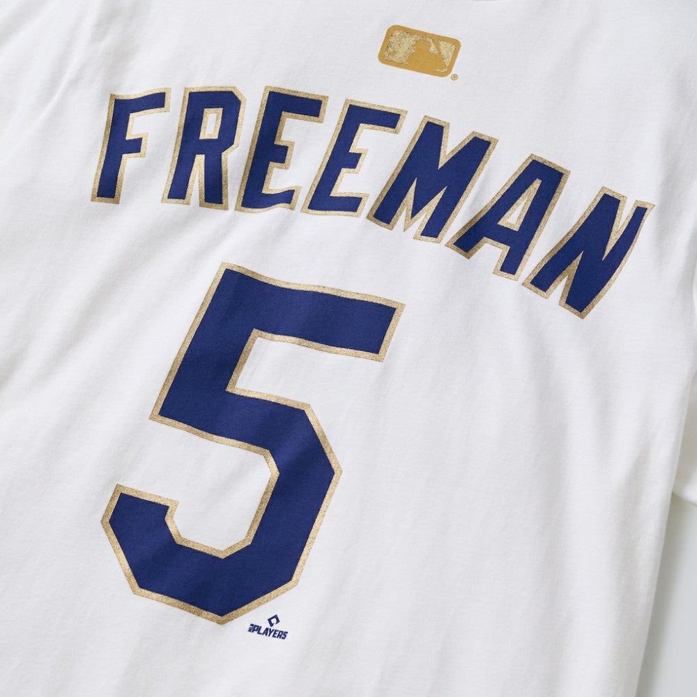 Freddie Freeman Los Angeles Dodgers Nike 2026 Gold Collection Name & Number T-Shirt | MLB Outlet