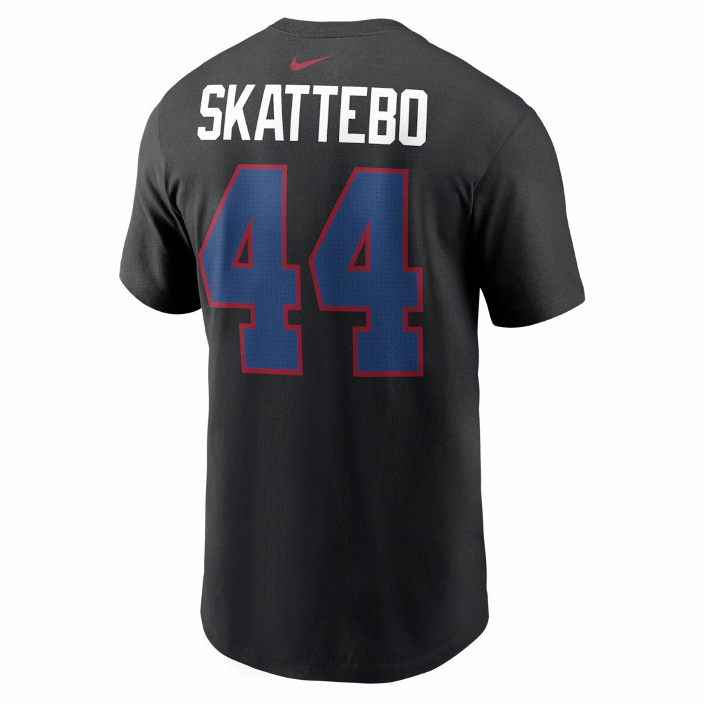 New York Giants Nike Cam Skattebo  Name & Number T-Shirt