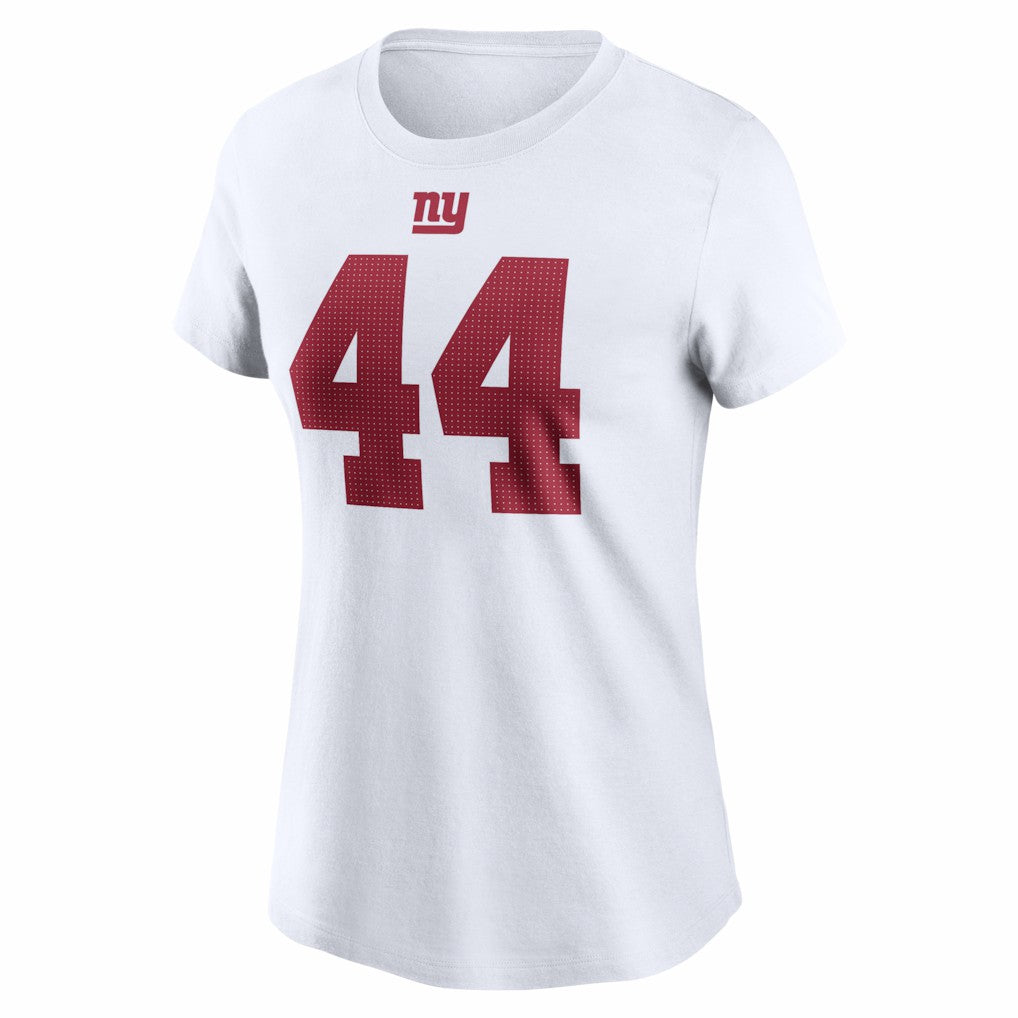 New York Giants Nike Cam Skattebo  Women's Name & Number T-Shirt