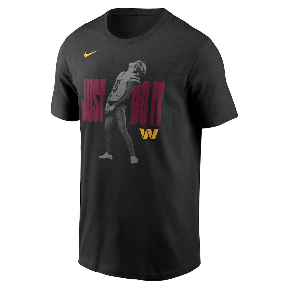 Washington Commanders Nike Jayden Daniels  Just Do It T-Shirt