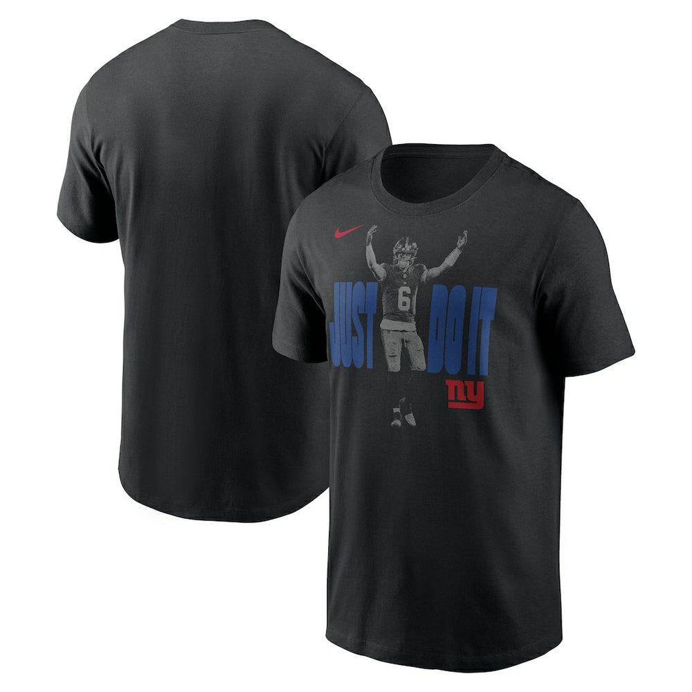 New York Giants Nike Jaxson Dart  Just Do It T-Shirt