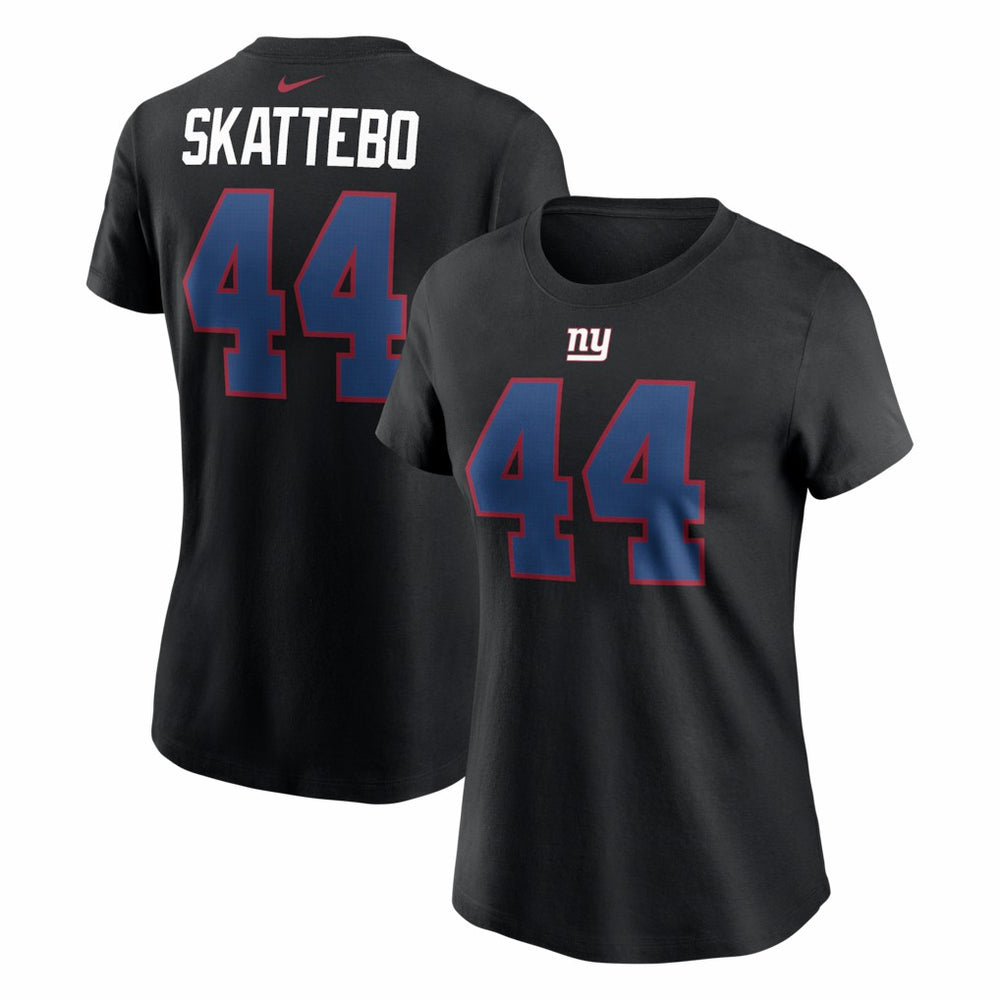 New York Giants Nike Cam Skattebo  Women's Name & Number T-Shirt