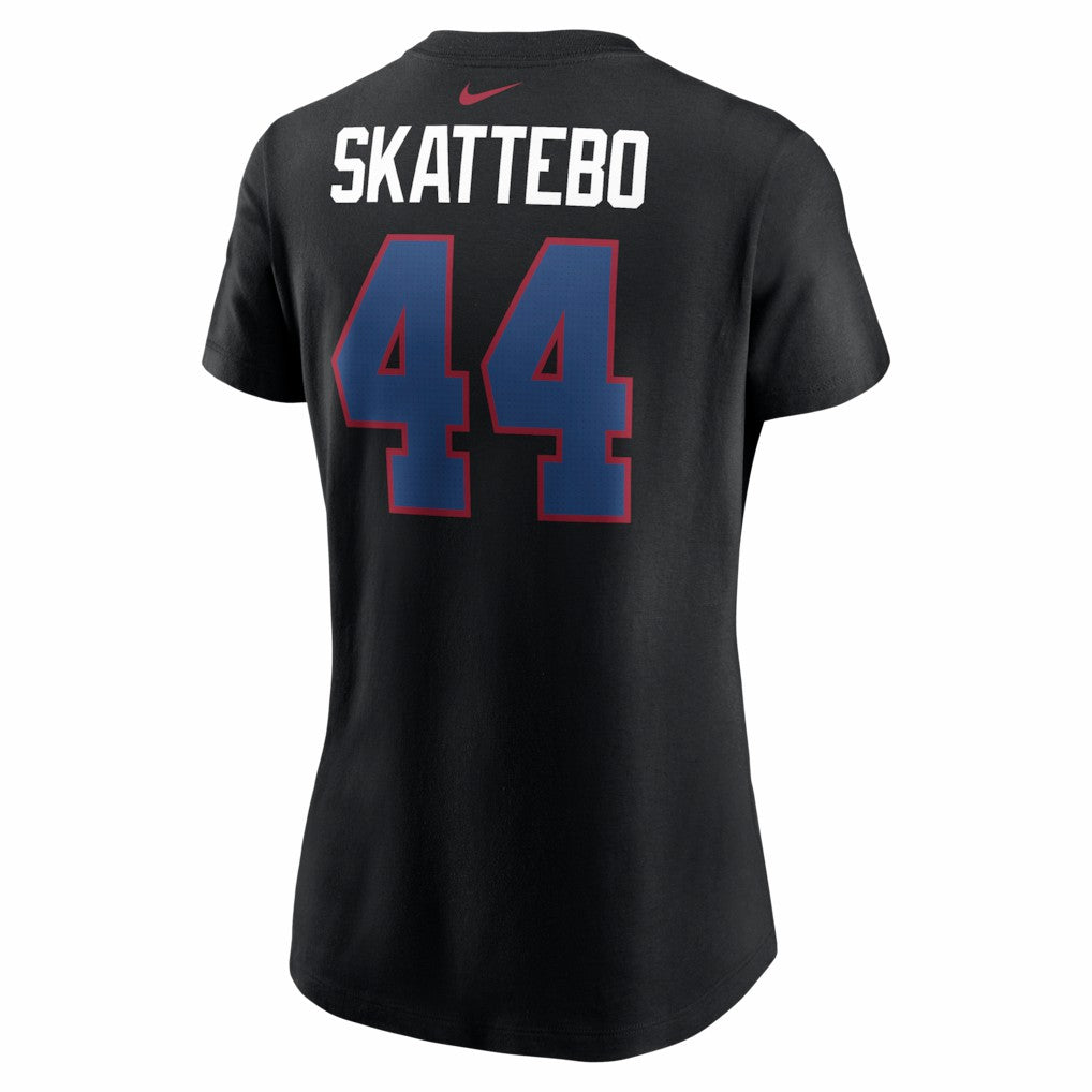 New York Giants Nike Cam Skattebo  Women's Name & Number T-Shirt