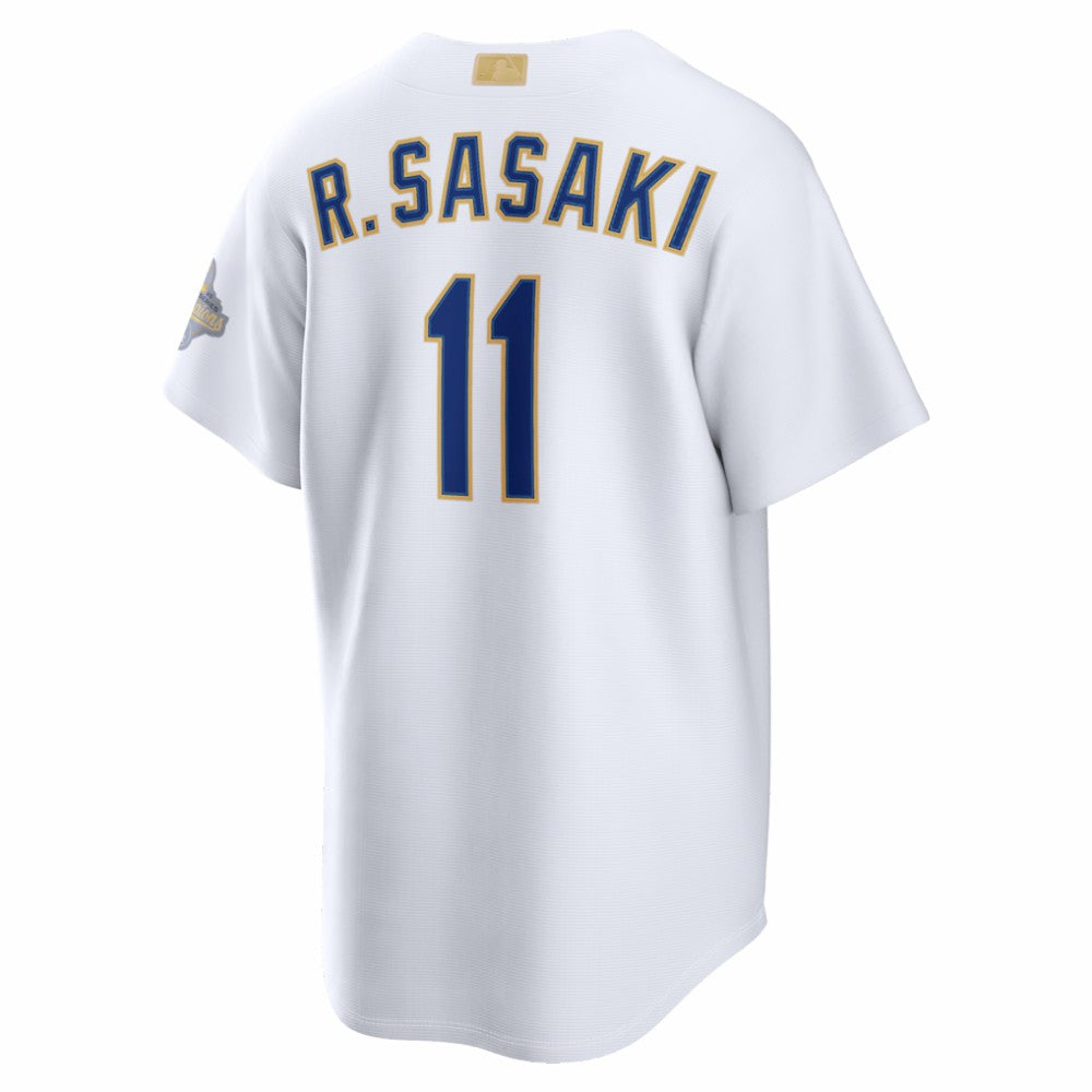 Roki Sasaki Los Angeles Dodgers Nike 2026 Gold Collection Stadium Jersey | MLB Sale