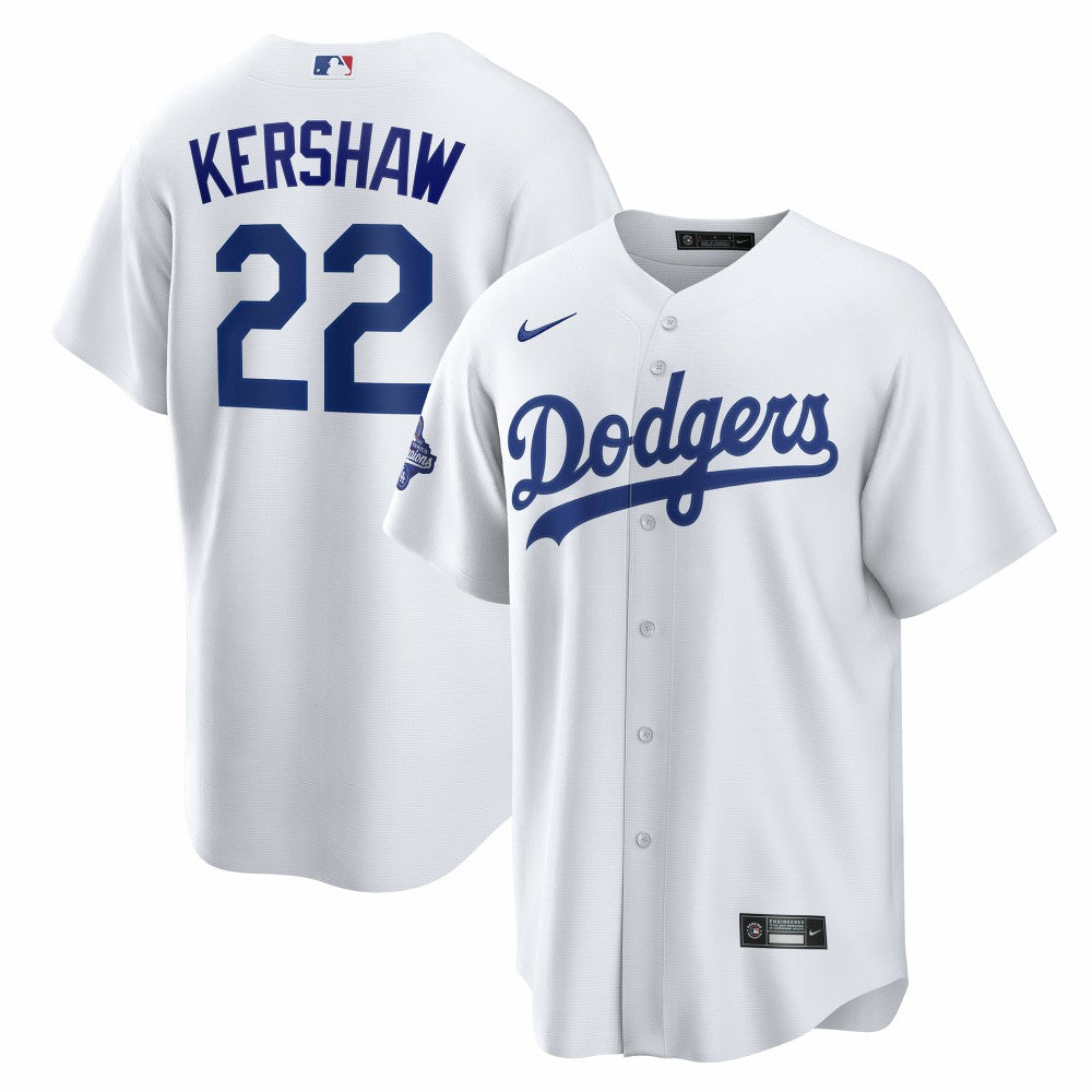 Clayton Kershaw Los Angeles Dodgers Nike Home 2025 World Series Champions Replica Jersey | MLB Online