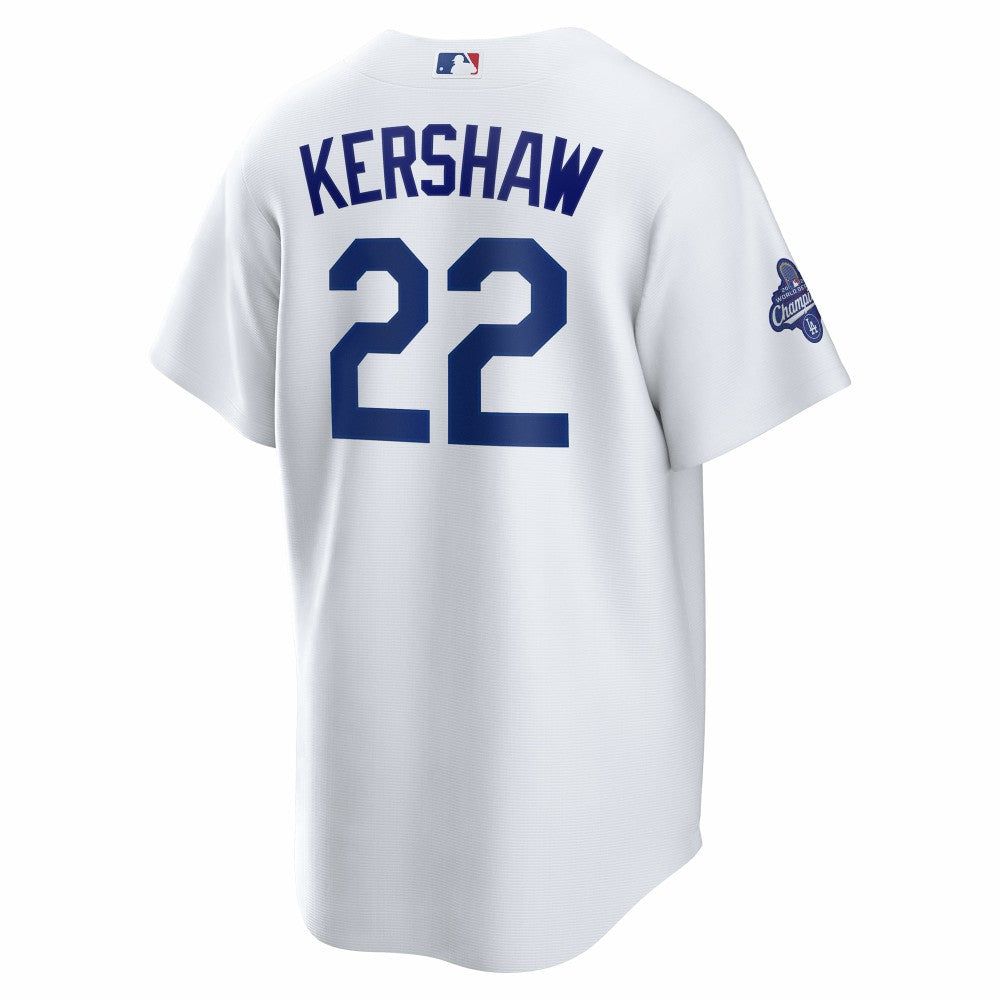 Clayton Kershaw Los Angeles Dodgers Nike Home 2025 World Series Champions Replica Jersey | MLB Online