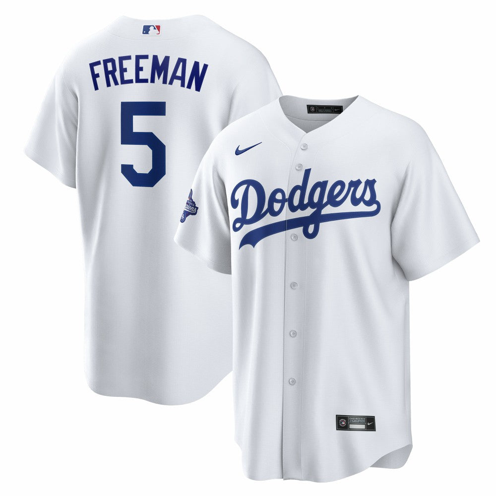 Freddie Freeman Los Angeles Dodgers Nike Home 2025 World Series Champions Replica Jersey | MLB Sale