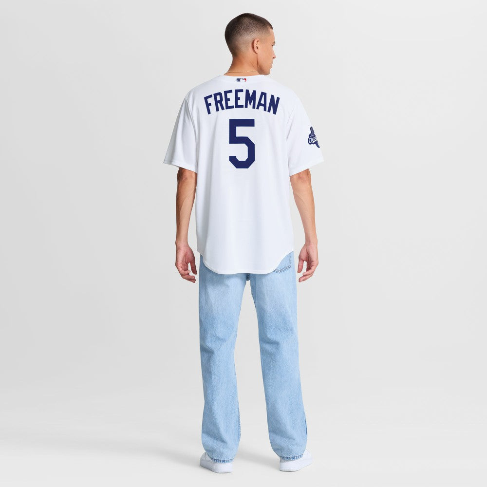 Freddie Freeman Los Angeles Dodgers Nike Home 2025 World Series Champions Replica Jersey | MLB Sale