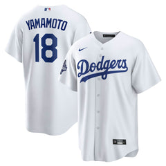 Yoshinobu Yamamoto Los Angeles Dodgers Nike 2025 World Series Champions Home Replica Jersey | MLB Online