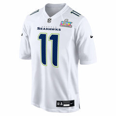 Seattle Seahawks Nike Jaxon Smith-Njigba  Super Bowl LX Patch Tundra Fashion Game Jersey