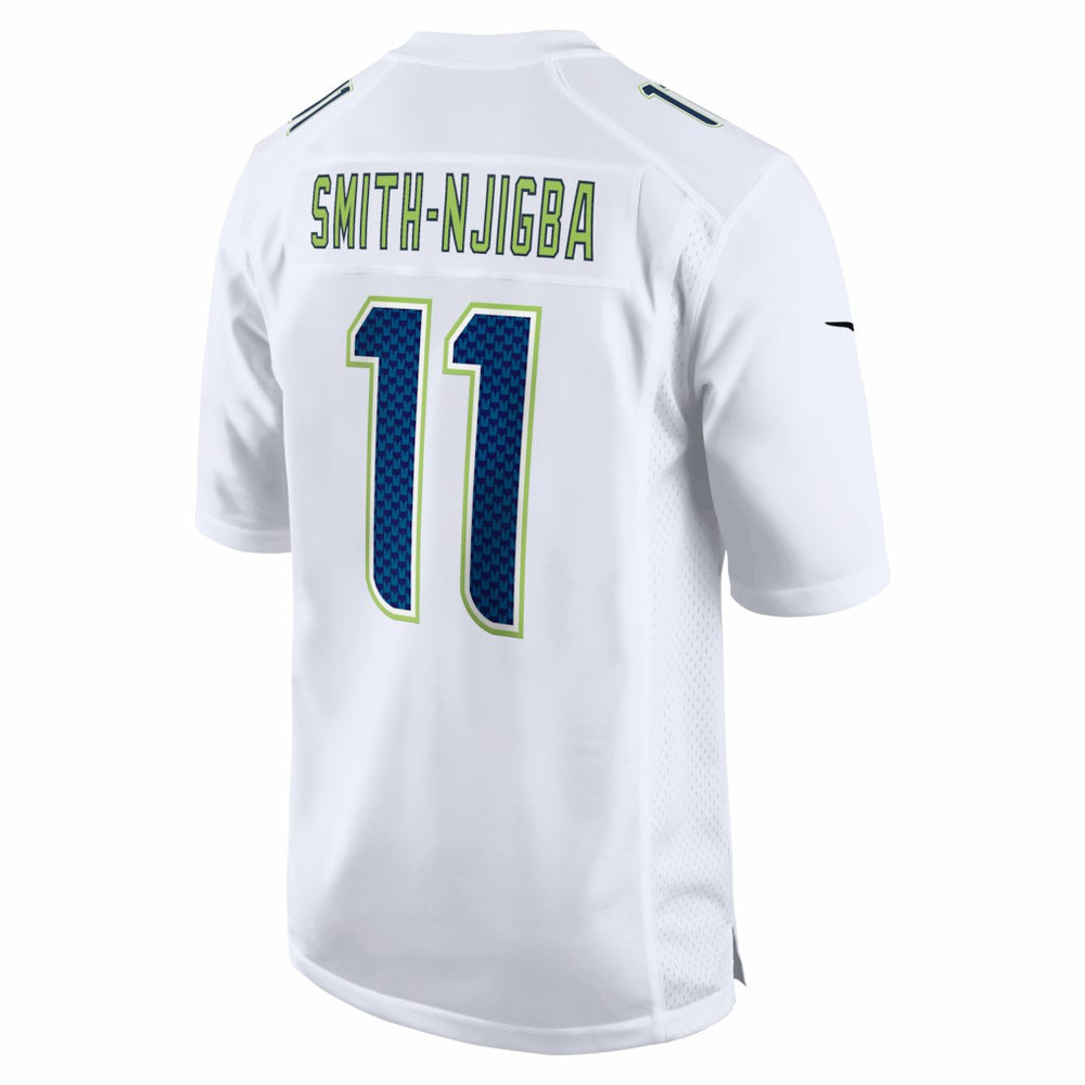 Seattle Seahawks Nike Jaxon Smith-Njigba  Super Bowl LX Patch Tundra Fashion Game Jersey