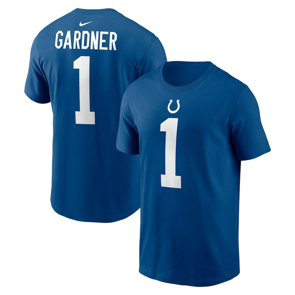 Indianapolis Colts Nike Ahmad Sauce Gardner  Player Name & Number T-Shirt