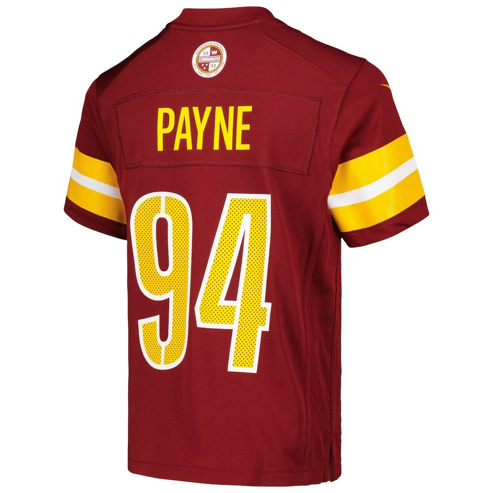 Washington Commanders Nike Daron Payne  Youth Game Jersey