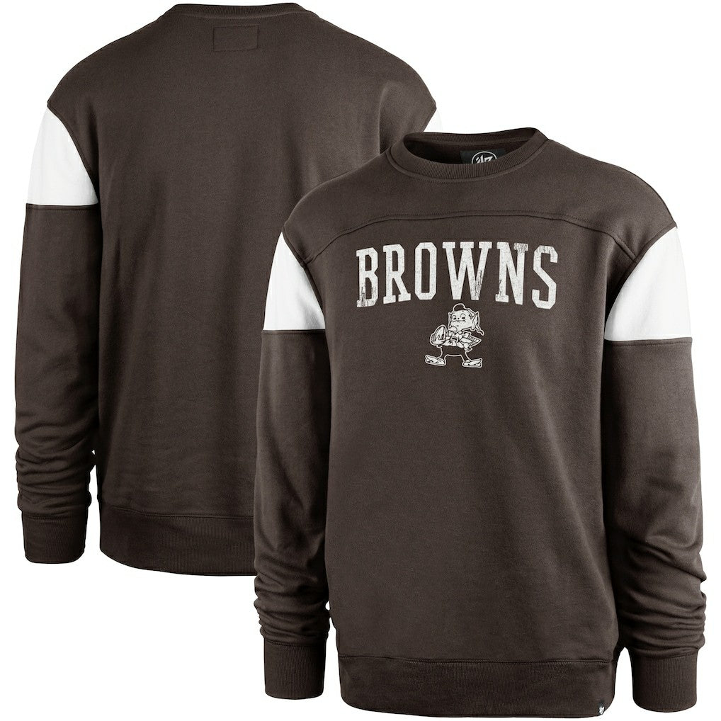 Cleveland Browns 47 brand '47 Groundbreaker Onset Pullover Sweatshirt