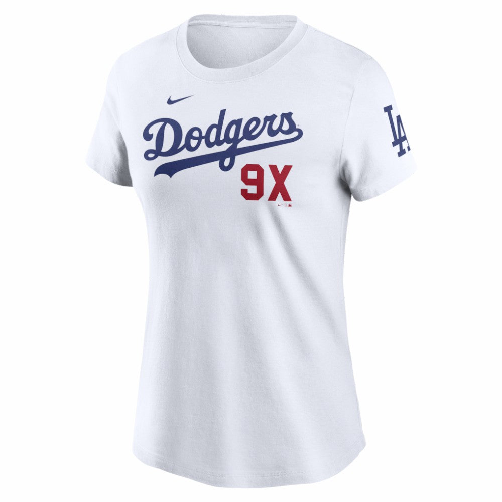 Los Angeles Dodgers Nike Women's 9X Champions T-Shirt | MLB For sale