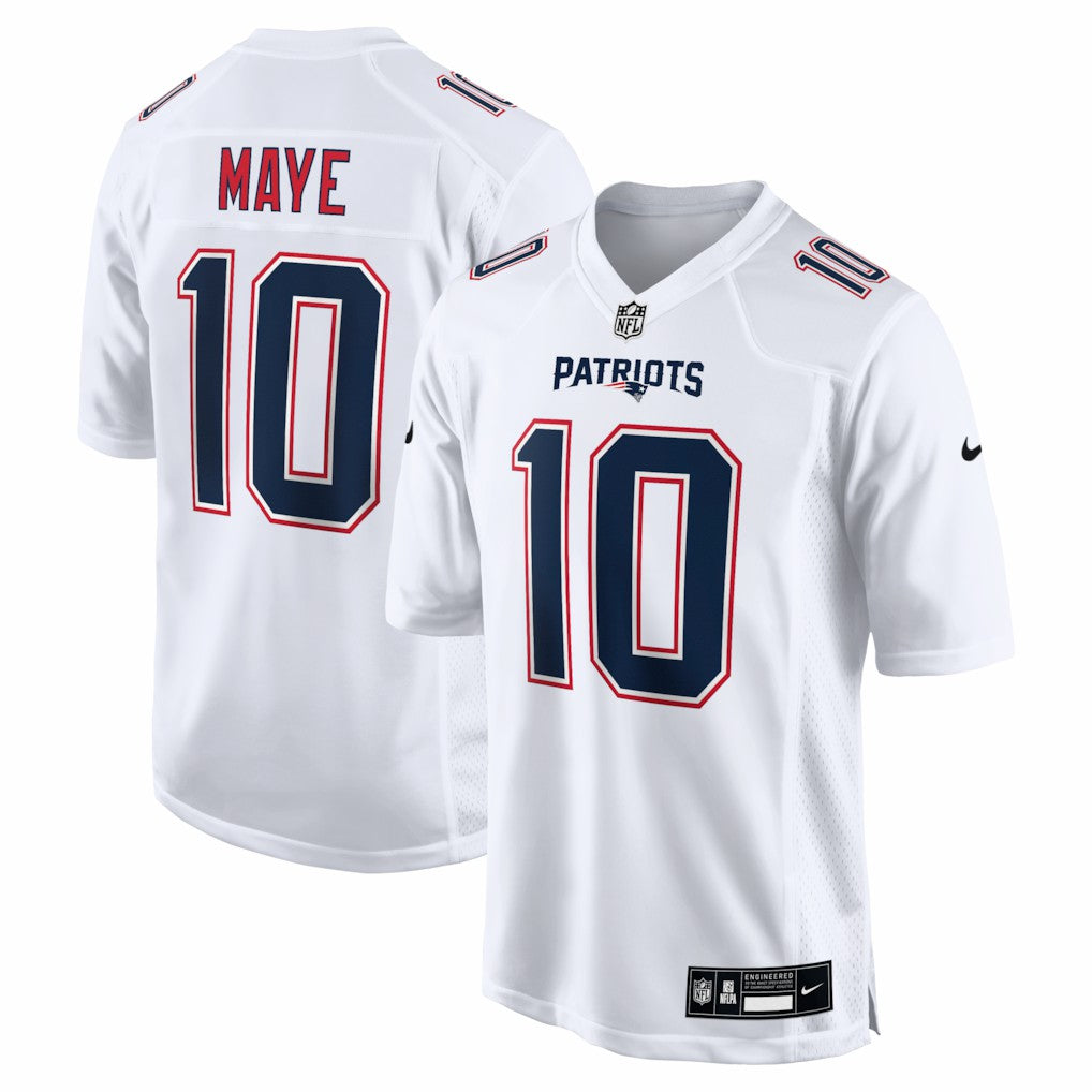 New England Patriots Nike Drake Maye  Game Jersey