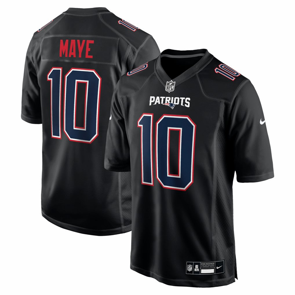 New England Patriots Nike Drake Maye  Game Jersey