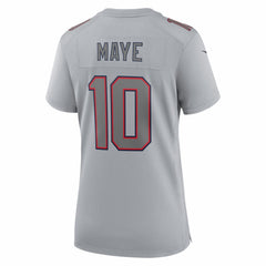New England Patriots Nike Drake Maye  Women's Fashion Atmosphere Fashion Game Jersey