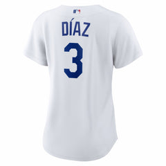 Edwin Díaz Los Angeles Dodgers Women's Home Replica Jersey - White